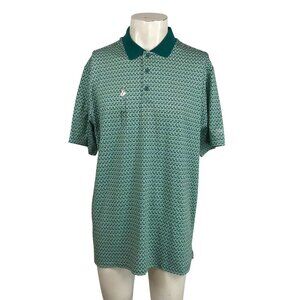 WALTER HAGEN - MEN'S LARGE - GREEN SHORT SLEEVE COLLARED UPF 30+ POLO SHIRT